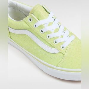 Vans Neon Green Sparkle Sneakers